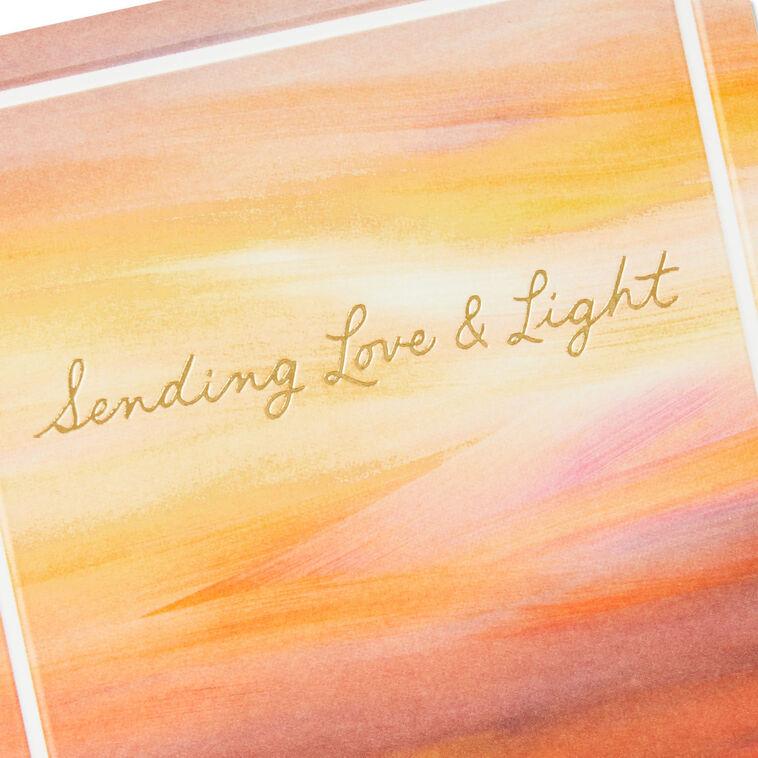 Hallmark ArtLifting Sending Love And Light Blank Card