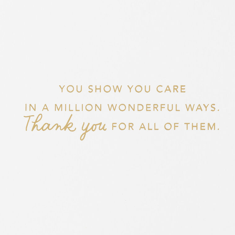 Hallmark ArtLifting You Make A Difference Thank-You Card