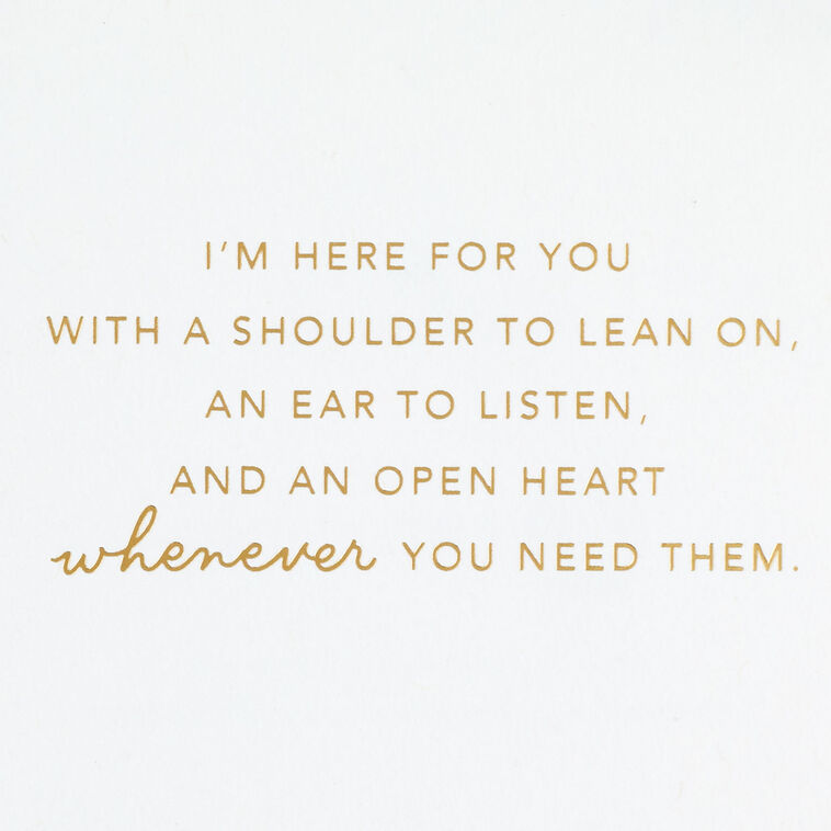 Hallmark ArtLifting You're Not Alone Encouragement Card