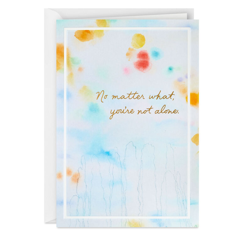 hallmark ArtLifting You're Not Alone Encouragement Card