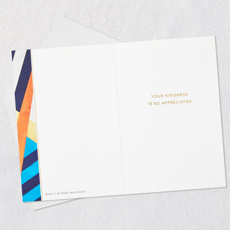 Hallmark ArtLifting Your Kindness Is Appreciated Thank-You Card