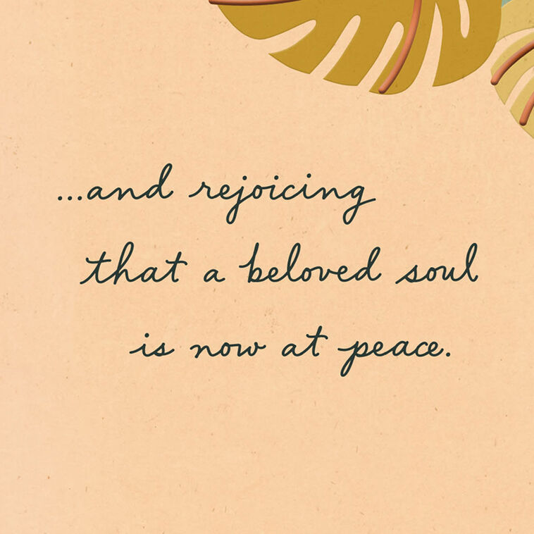 Hallmark As You Grieve A Beloved Soul Sympathy Card