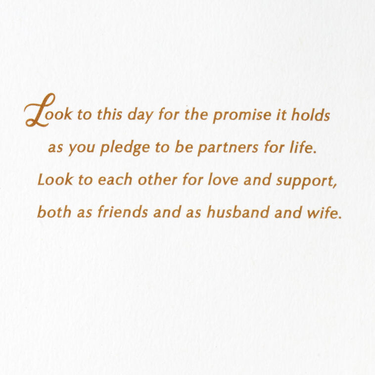 Hallmark As You Pledge To Be Husband And Wife Wedding Card
