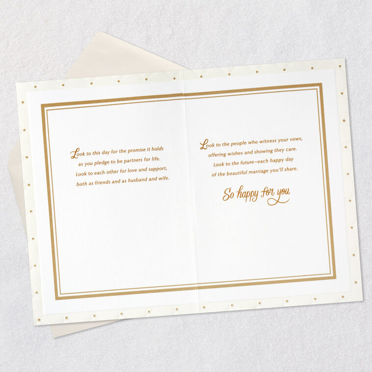 Hallmark As You Pledge To Be Husband And Wife Wedding Card