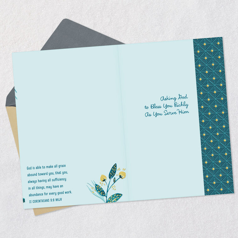 Hallmark Asking God To Bless You Both Clergy Appreciation Card For Minister And Spouse