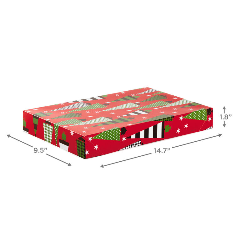 Hallmark Assorted 12-Pack Designed Christmas Shirt Boxes