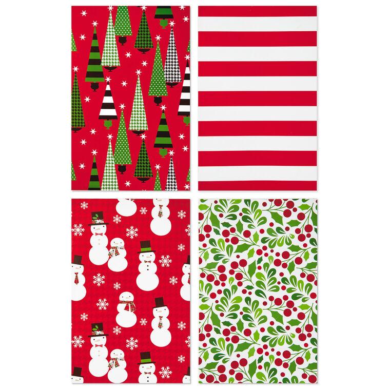 Hallmark Assorted 12-Pack Designed Christmas Shirt Boxes