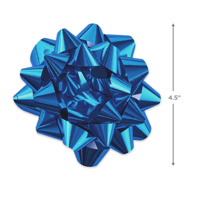 Hallmark Assorted 12-Pack Red Blue Gold And Silver Gift Bows