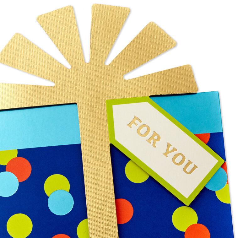 Hallmark Assorted All-Occasion Handmade Greeting Cards In Black Scattered Dot Organizer