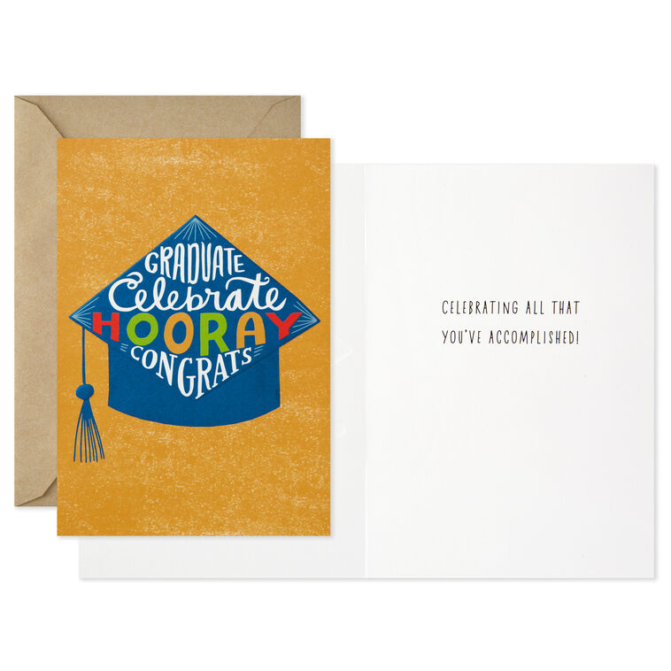 Hallmark Assorted Bold And Bright Graduation Cards Box Of 12