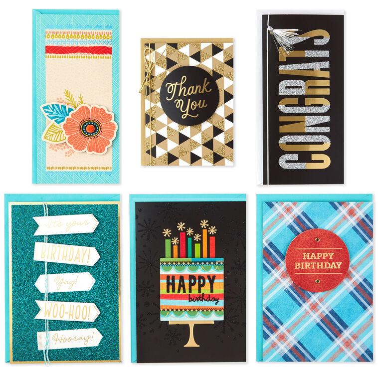 Hallmark Assorted Cards For All Occasions In Floral Organizer Box Box Of 24