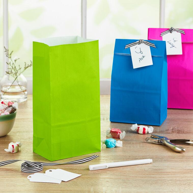 Hallmark Assorted Colors Paper Goodie Bags Pack Of 30