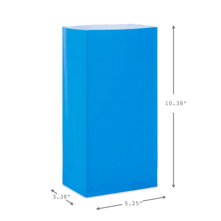 Hallmark Assorted Colors Paper Goodie Bags Pack Of 30