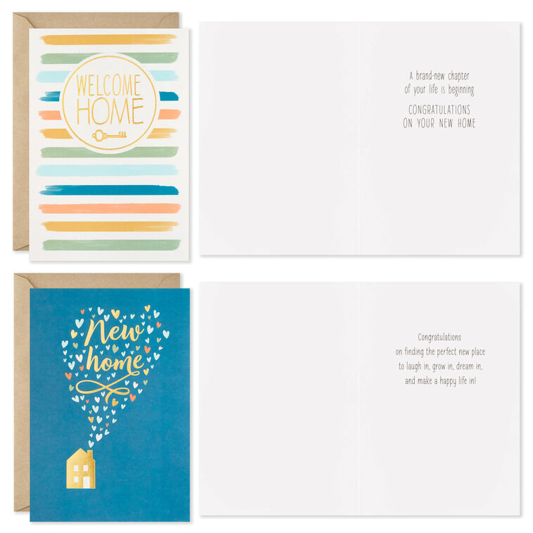 Hallmark Assorted Designs Boxed New Home Congratulations Cards Pack Of 16