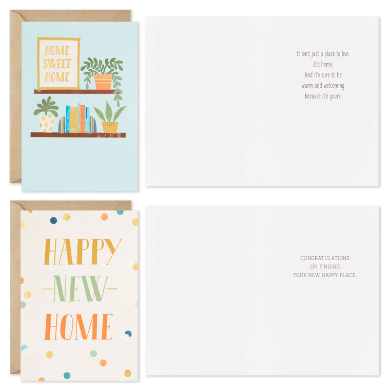 Hallmark Assorted Designs Boxed New Home Congratulations Cards Pack Of 16