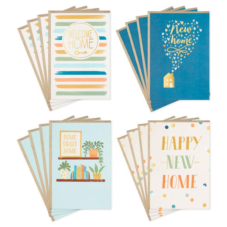 hallmark Assorted Designs Boxed New Home Congratulations Cards Pack of 16