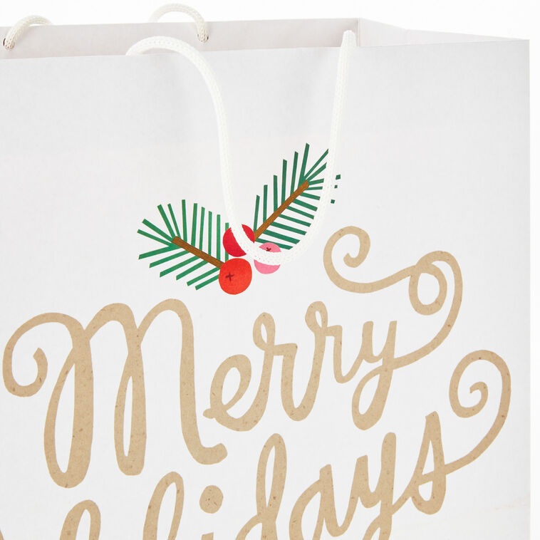 Hallmark Assorted Holiday Merry 8-Pack Small Medium And Large Christmas Gift Bags