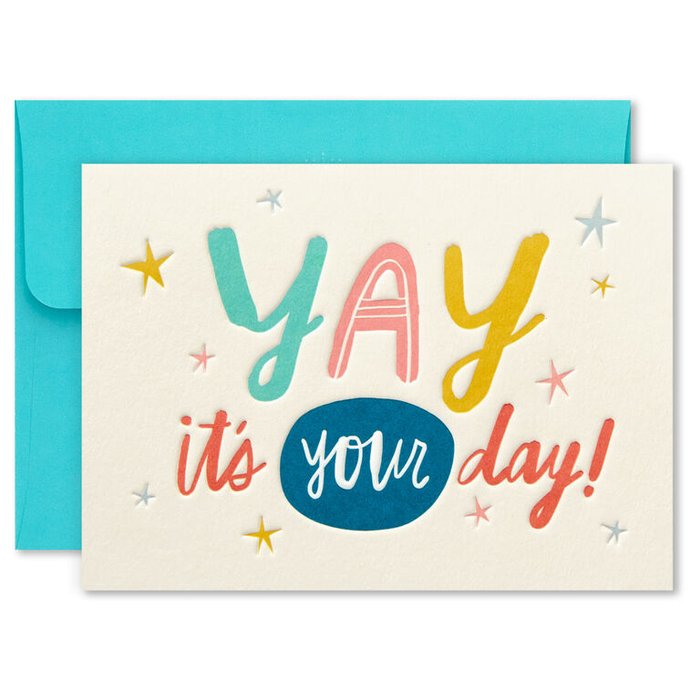 Hallmark Assorted Modern Lettering Blank Note Cards Box Of 24