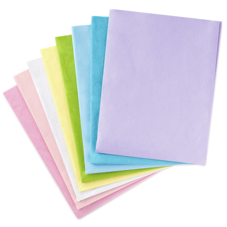 Hallmark Assorted Pastel Colors Bulk Tissue Paper 120 Sheets