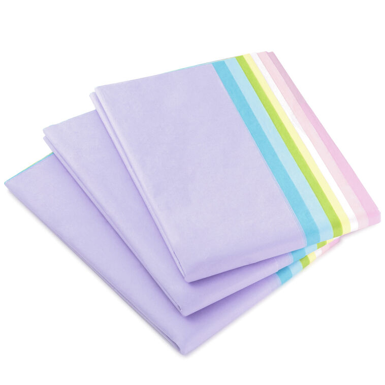 hallmark Assorted Pastel Colors Bulk Tissue Paper 120 sheets