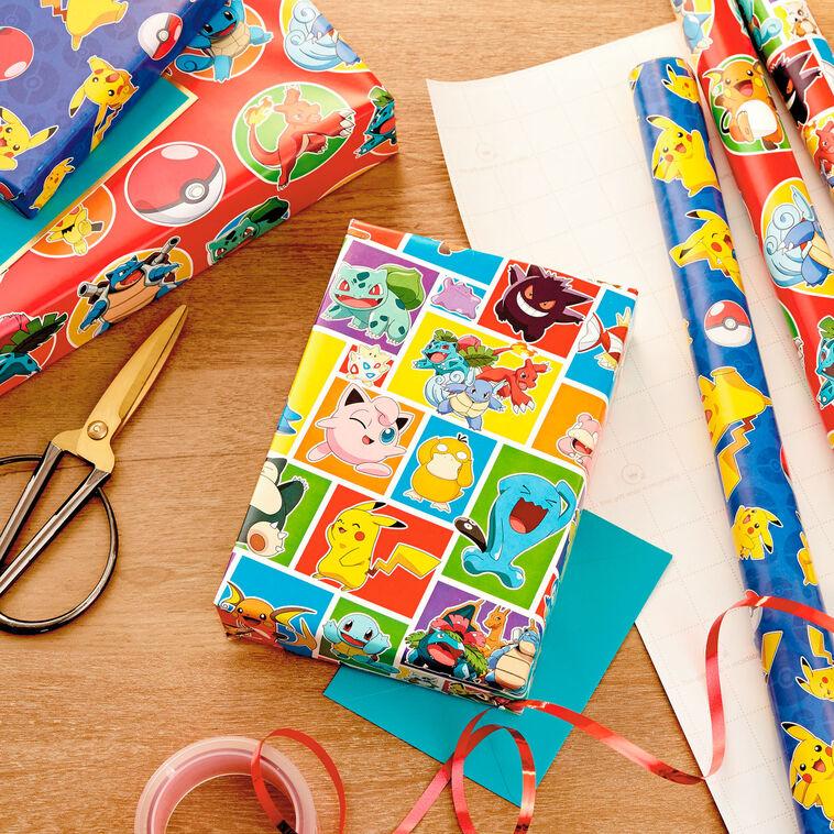 Hallmark Assorted Pokémon Wrapping Paper 3-Pack 60 Sq. Ft