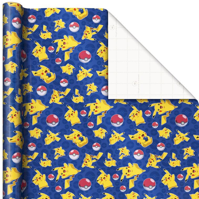 Hallmark Assorted Pokémon Wrapping Paper 3-Pack 60 Sq. Ft