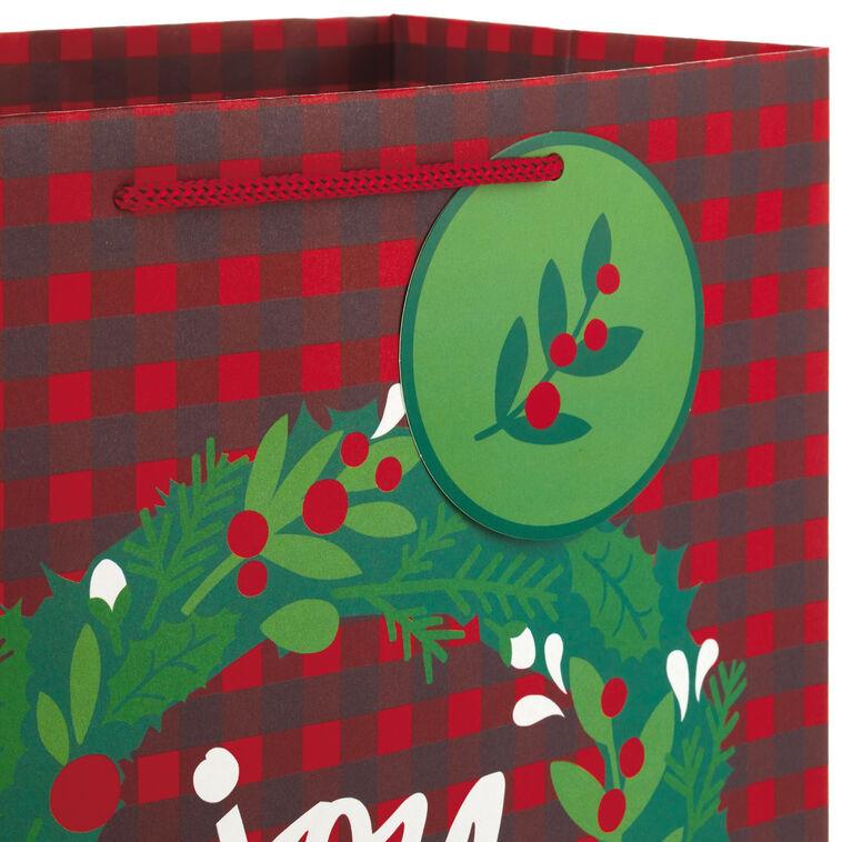 Hallmark Assorted Rustic Designs 8-Pack Small Medium And Large Christmas Gift Bags