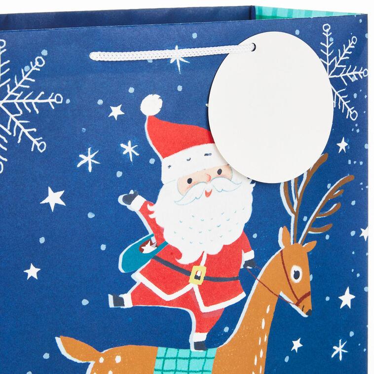 Hallmark Assorted Snowy Fun 8-Pack Small Medium Large And XL Christmas Gift Bags