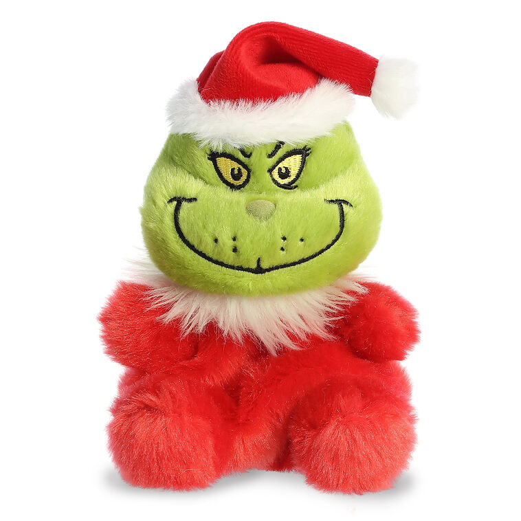 hallmark Aurora Palm Pals Dr. Seuss's Santa Grinch Plush 5"