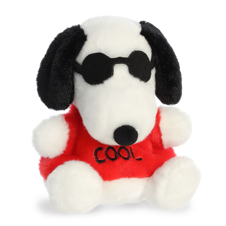 Hallmark Aurora Peanuts Palm Pals Joe Cool Snoopy Plush 4"
