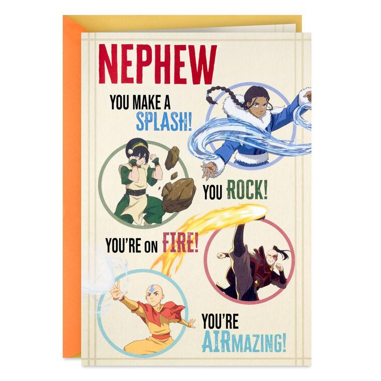 hallmark Avatar: The Last Airbender™ Pop Up Birthday Card for Nephew