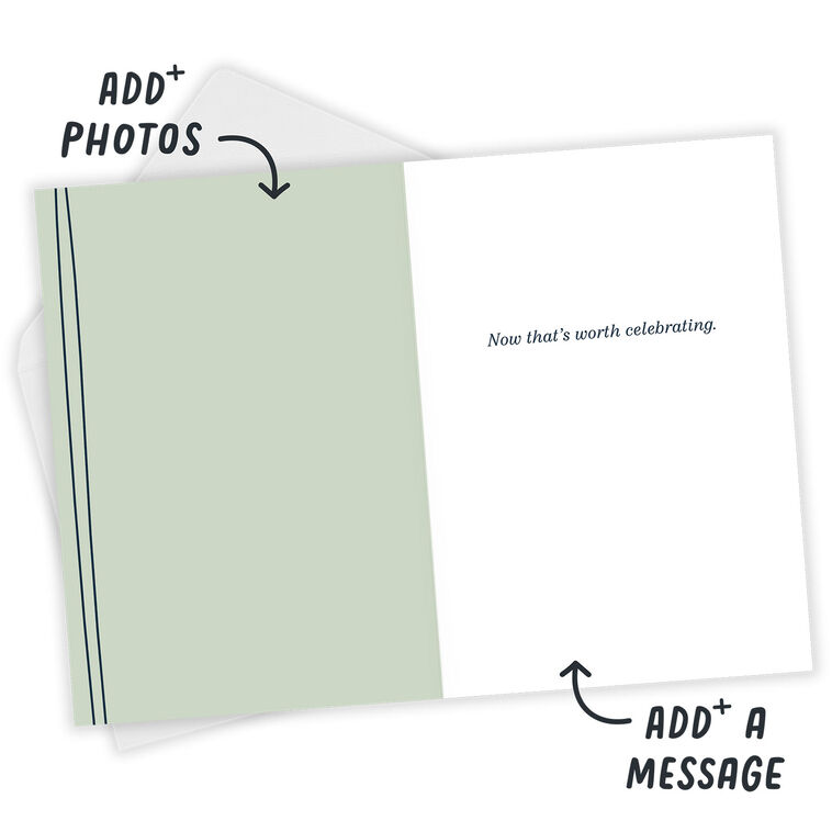 Hallmark Aw-Mazing News Custom Congratulations Card