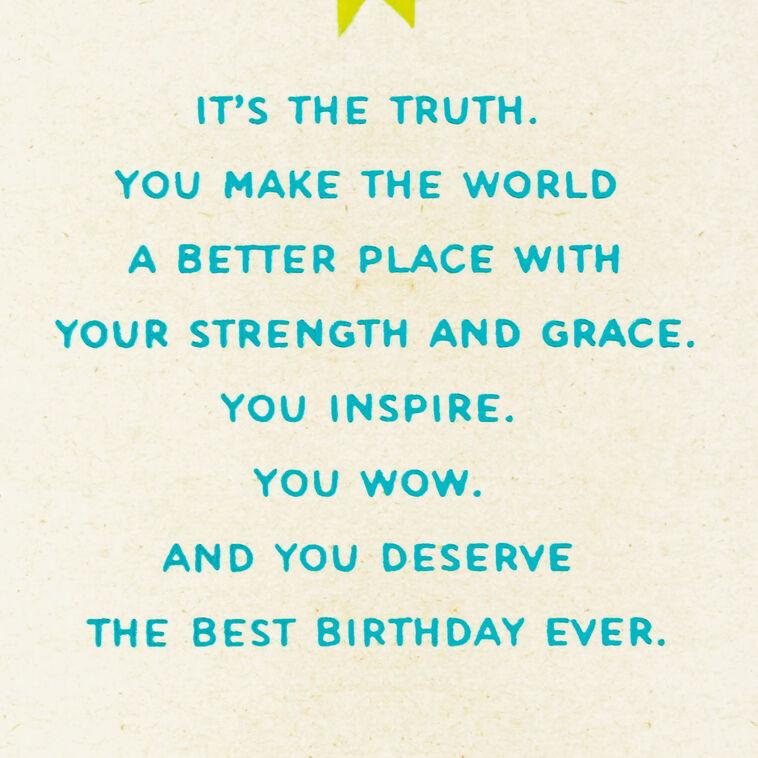 Hallmark Awesome And Incredible Birthday Card For Granddaughter