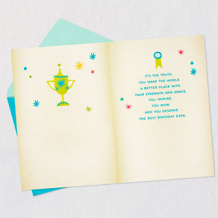 Hallmark Awesome And Incredible Birthday Card For Granddaughter