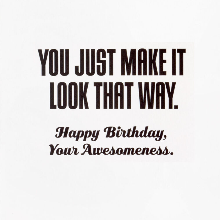 Hallmark Awesome Funny Birthday Card With Can Cooler