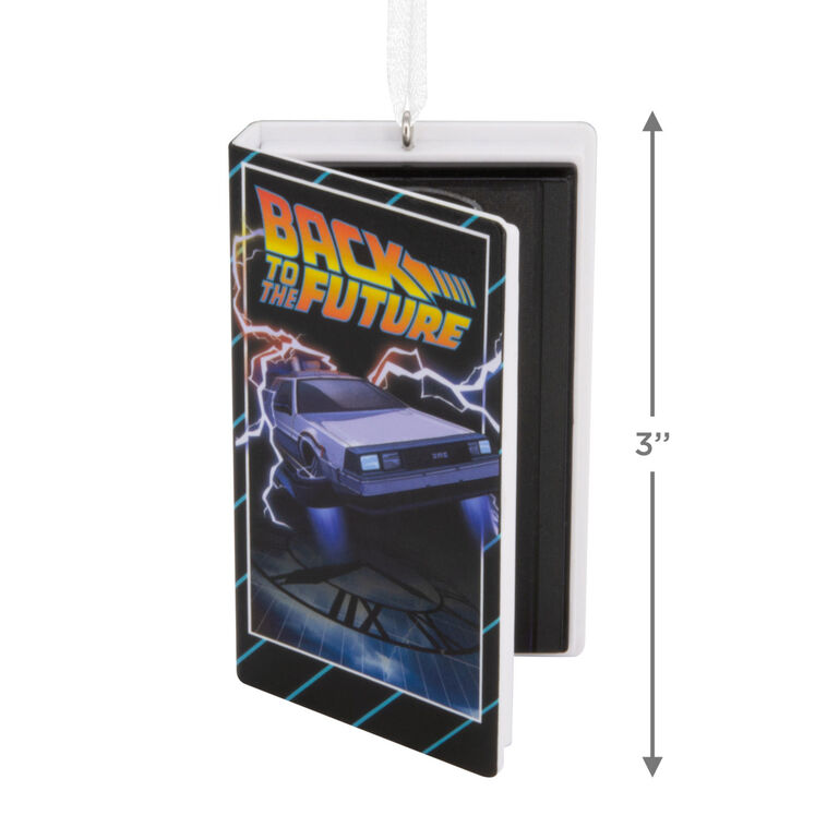 Hallmark Back To The Future Retro Video Cassette Case Hallmark Ornament