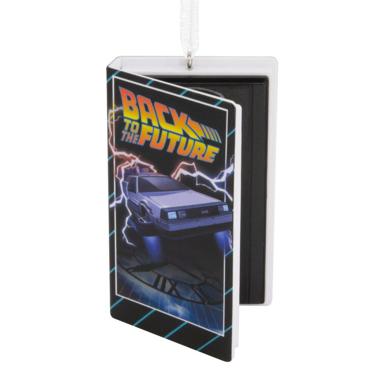 hallmark Back to the Future Retro Video Cassette Case Hallmark Ornament