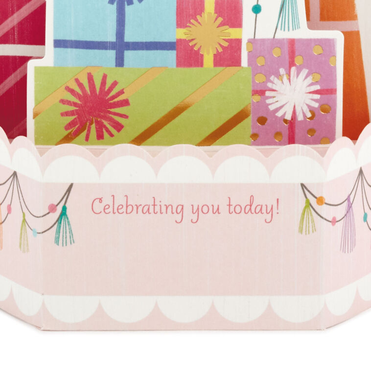 Hallmark Balloons Musical 3D Pop-Up Birthday Card With Light