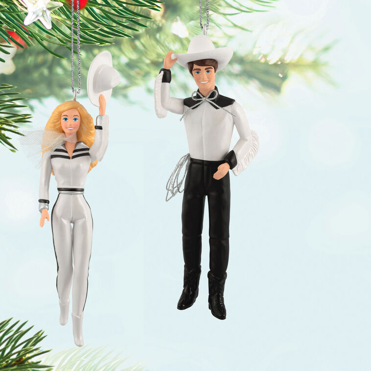 Hallmark Barbie™ And Ken™ Western Stars Ornaments Set Of 2