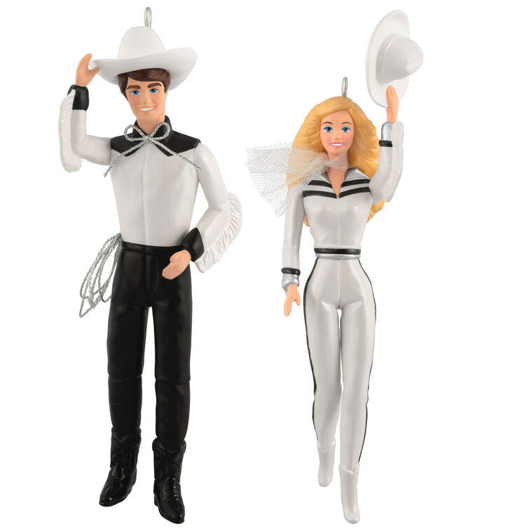 hallmark Barbie™ and Ken™ Western Stars Ornaments Set of 2