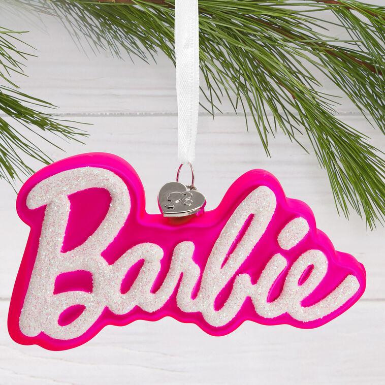 Hallmark Barbie™ Logo Blown Glass Hallmark Ornament