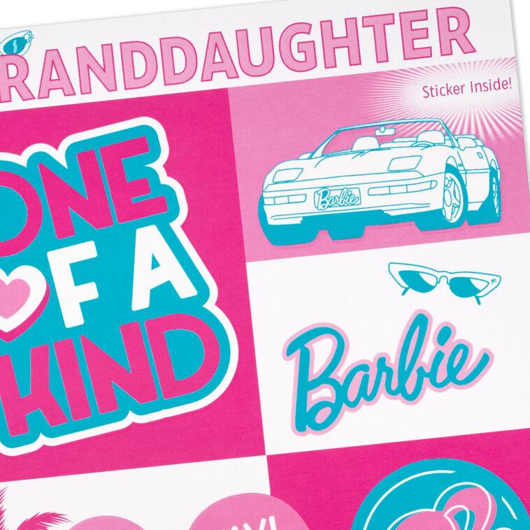 Hallmark Barbie™ You’re One-of-a-Kind Birthday Card With Sticker For Granddaughter
