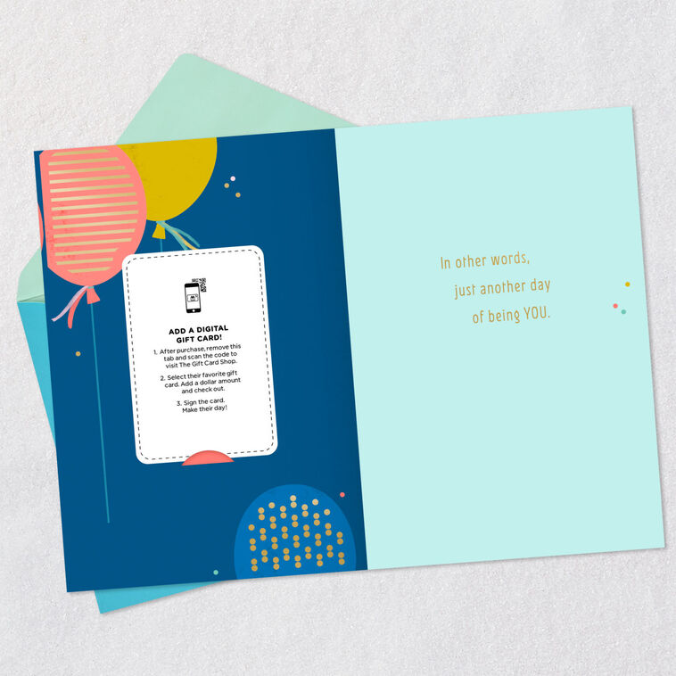 Hallmark Be Bright Be Beautiful Be You Gift Card Greeting Birthday Card