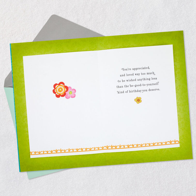 Hallmark Be Good To Yourself Today Birthday Card For Mom