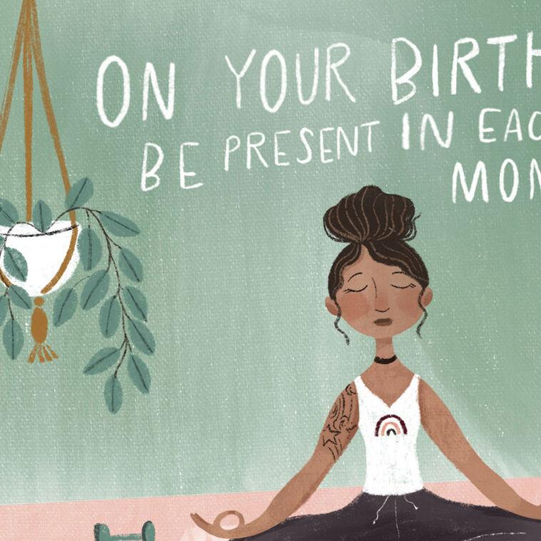 Hallmark Be Present In The Moment Funny Birthday Card