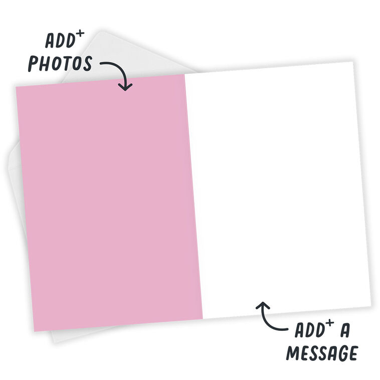 Hallmark Beach Scene Instant-Photo Frame Blank Custom Card