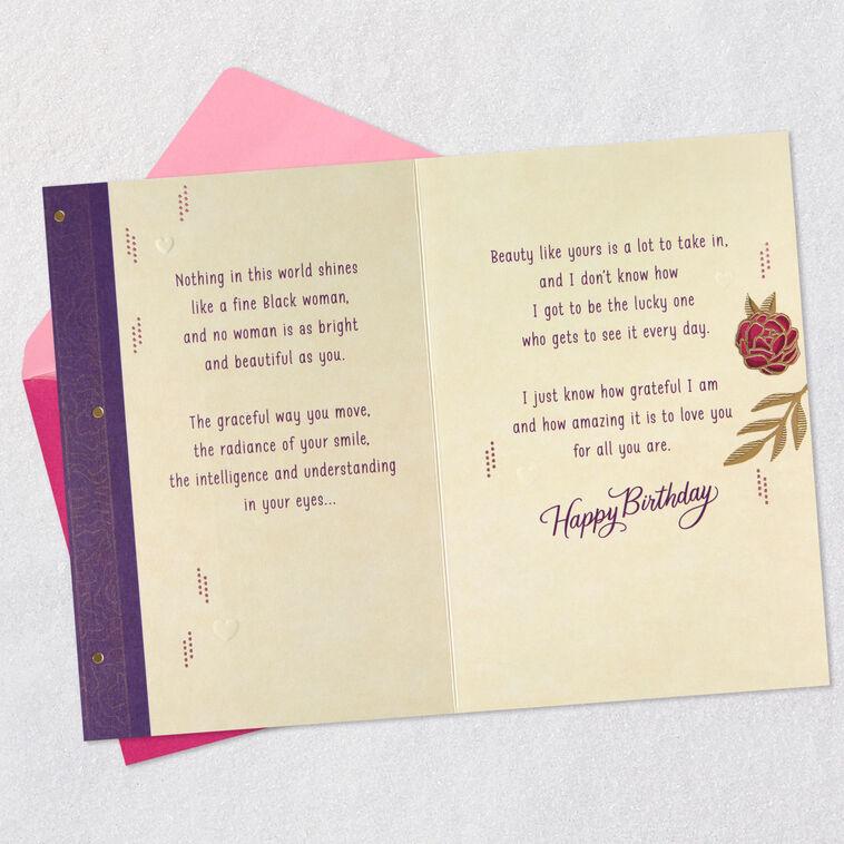 Hallmark Beautiful Bold Beloved Birthday Card For Wife