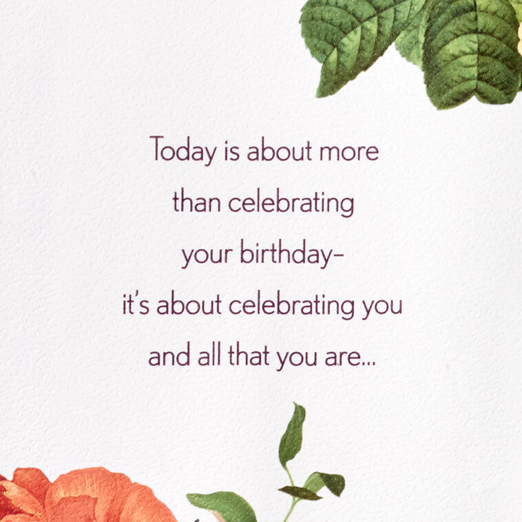 Hallmark Beautifully Exceptional Birthday Card For Her