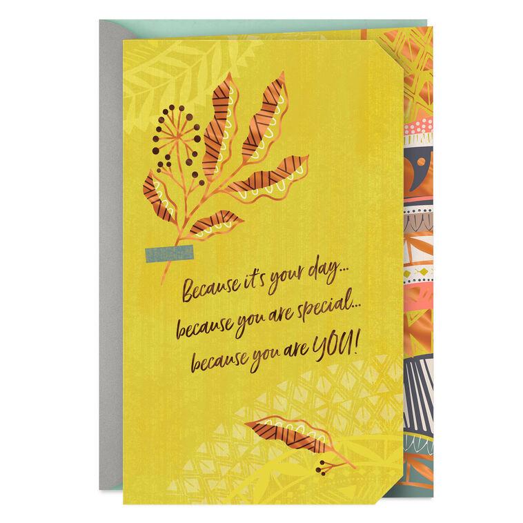 hallmark Because You Are You Religious Birthday Card