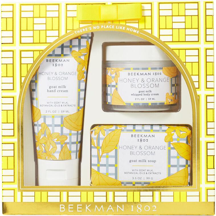 hallmark Beekman 1802 Honey and Orange Blossom Body Care Gift Set